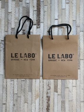 Le Labo Boutique Brown Paper Shopping Bags (Set of 2)